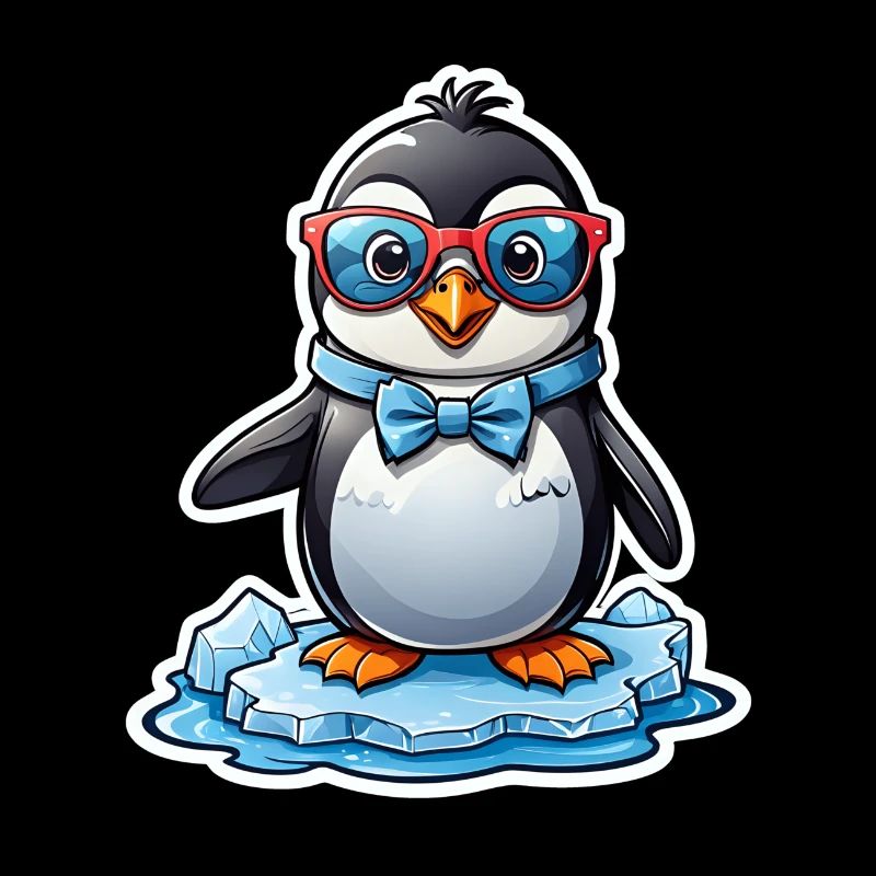 Pingouin à lunettes