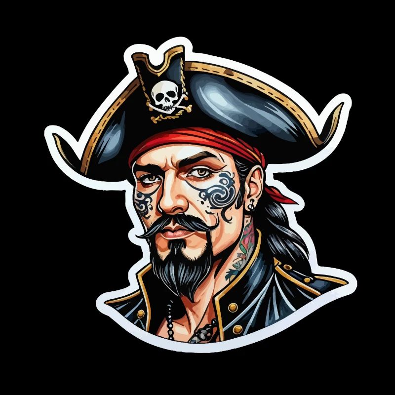 Pirate Style Néo Traditionnel