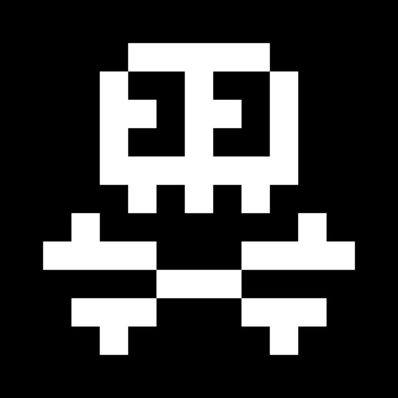 Crâne mignon 8bit