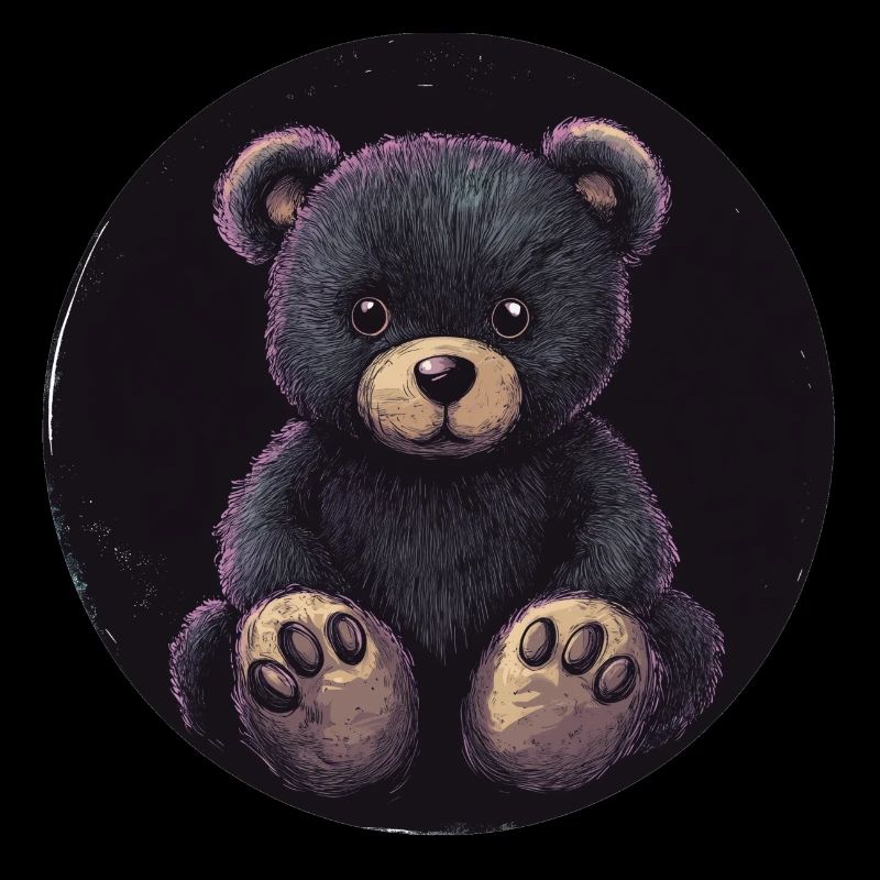 Zauberhafter Teddy: Dunkle Eleganz