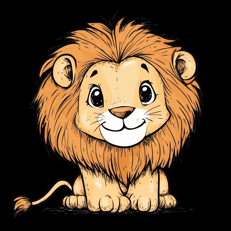 Petit lion mignon