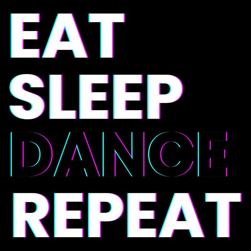 Manger Dormir Danse Répéter Danse Dictons Danser Dire