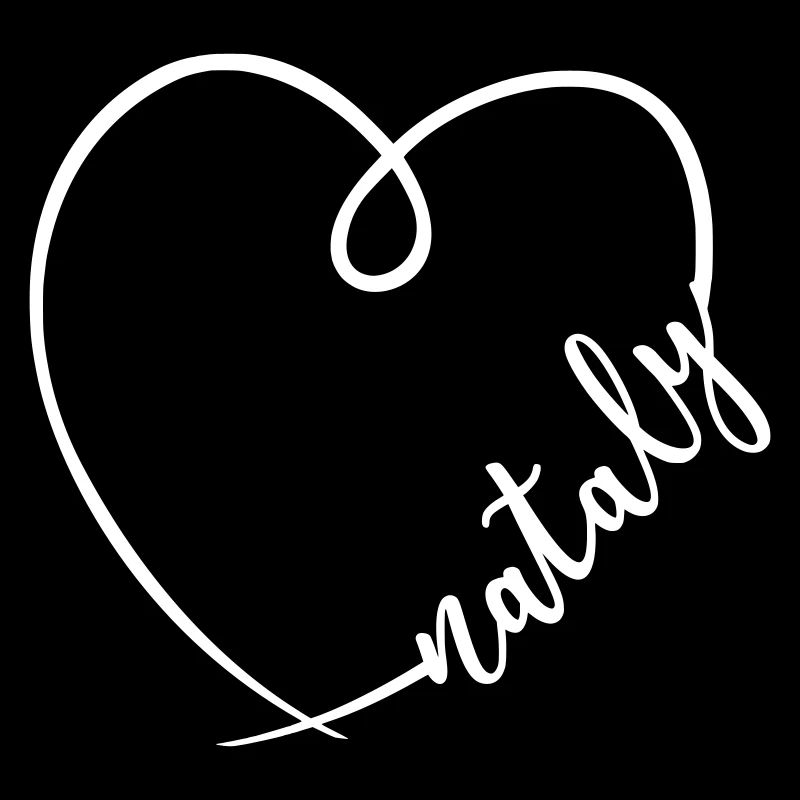 Nataly Name Calligraphy Heart