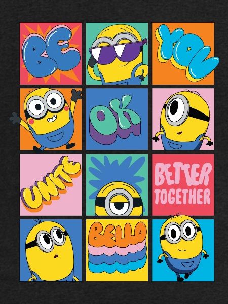 Minions Be You Positief En Lief Ontwerp
