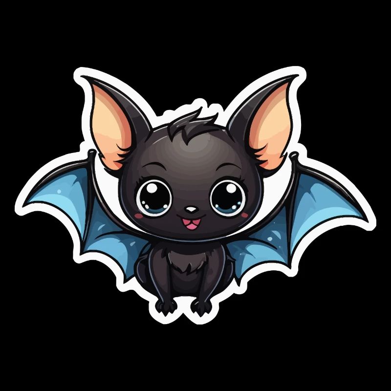 Illustration mignonne de chauve-souris