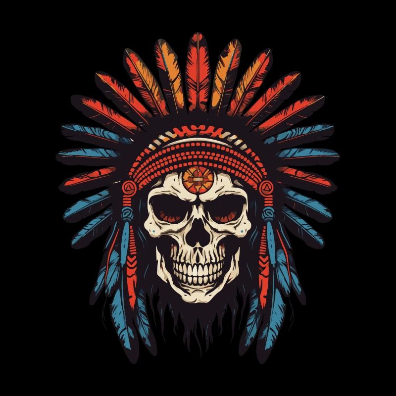 Crâne de chef indien Apache