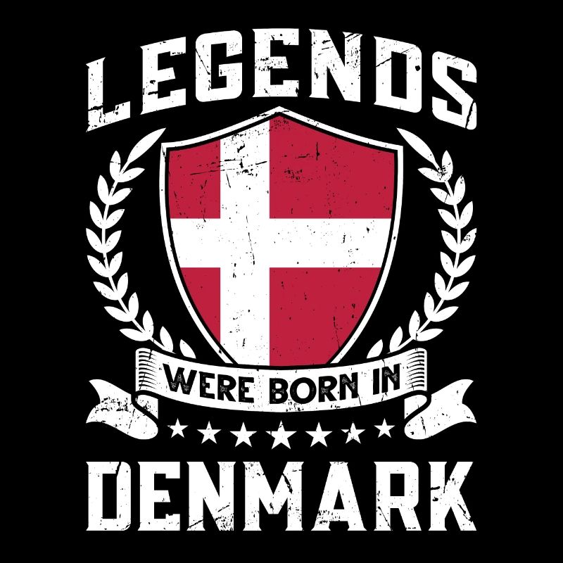 Vintage Design Drapeau danois Danemark