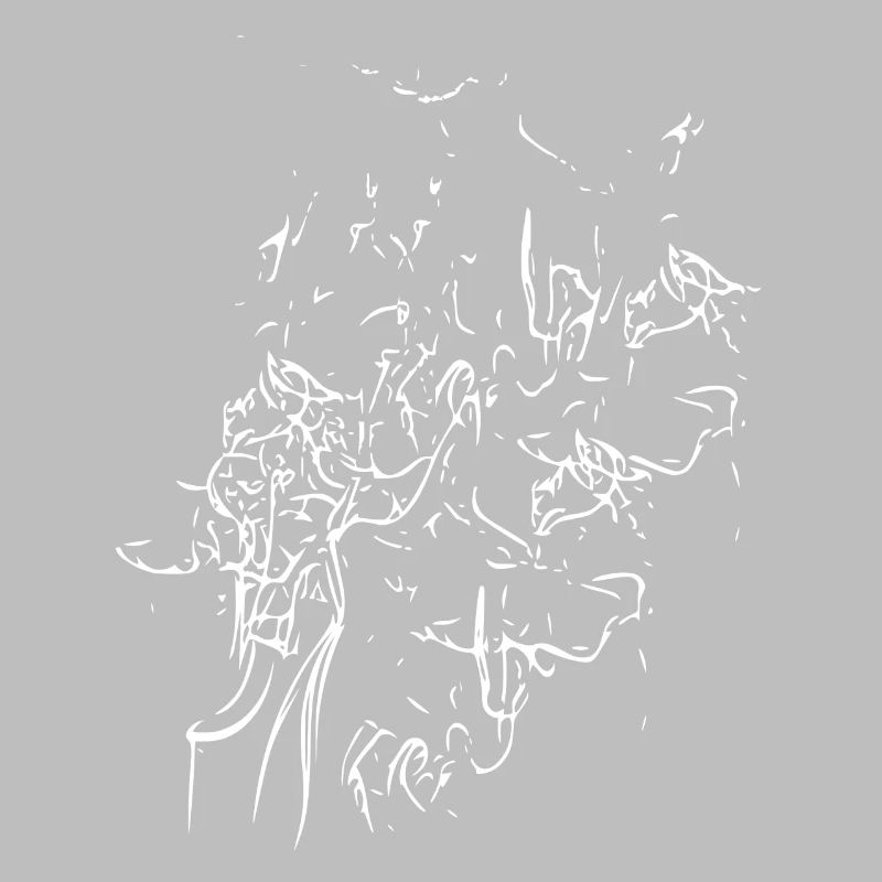 Abstract Design - Line / White