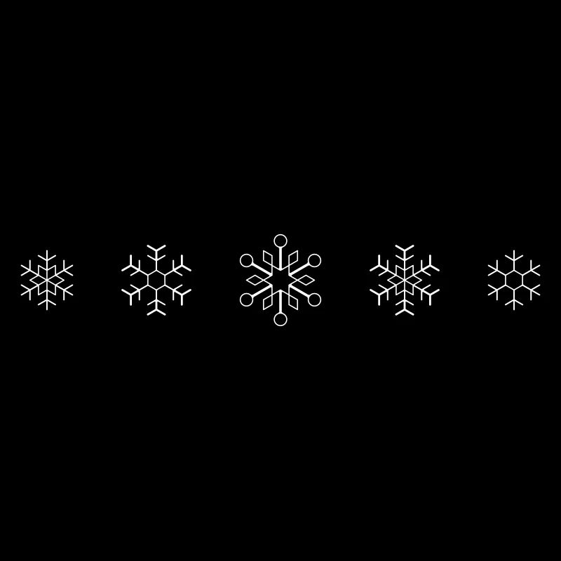Five Snowflakes