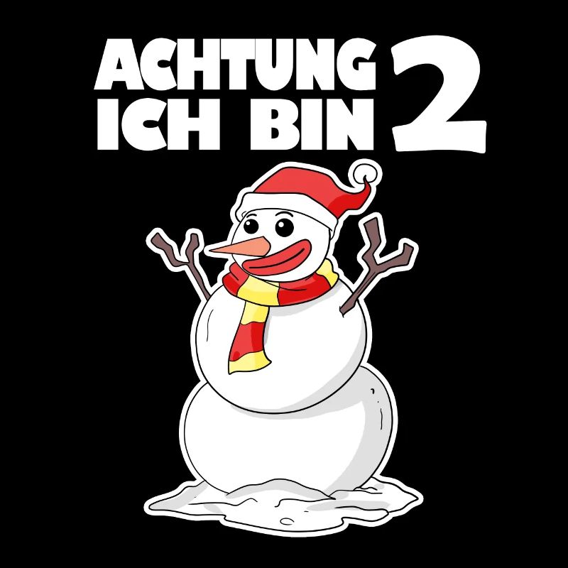 2.Geburtstag Schneemann 2 Jahre Geschenk
