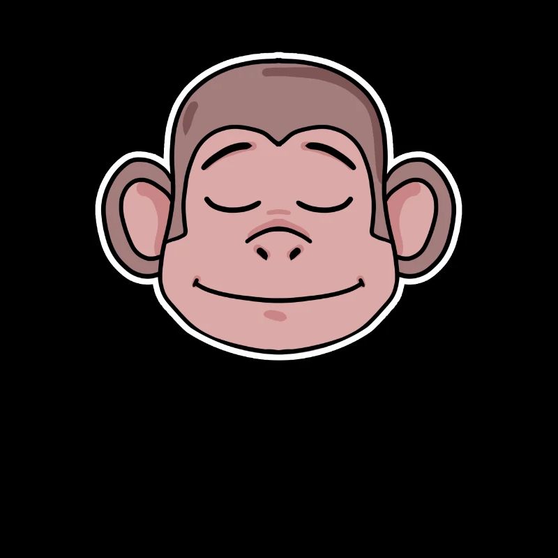 Affe Kopf Tier