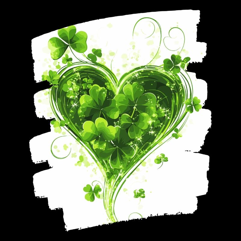 Saint-Patrick Shamrock Heart
