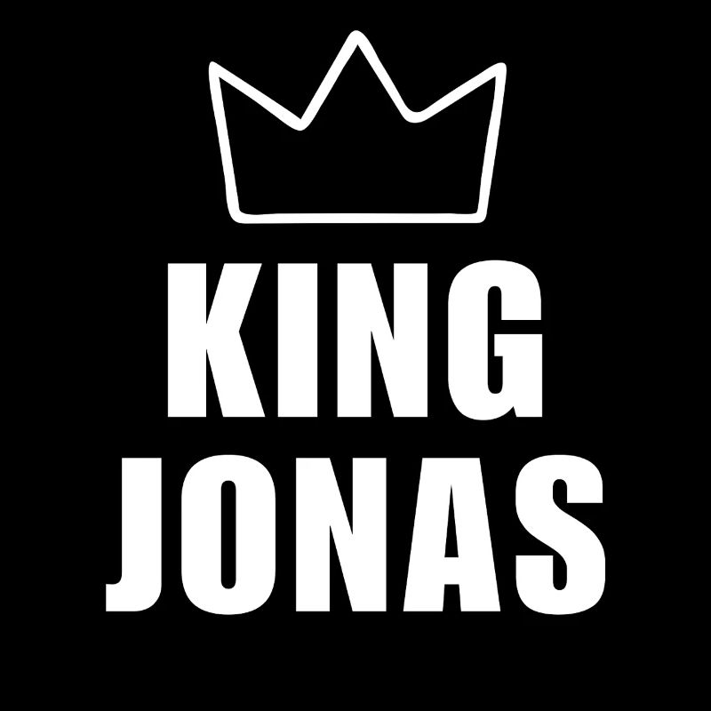 Jonas Name mit Buchstabe J - King Crown Hemd