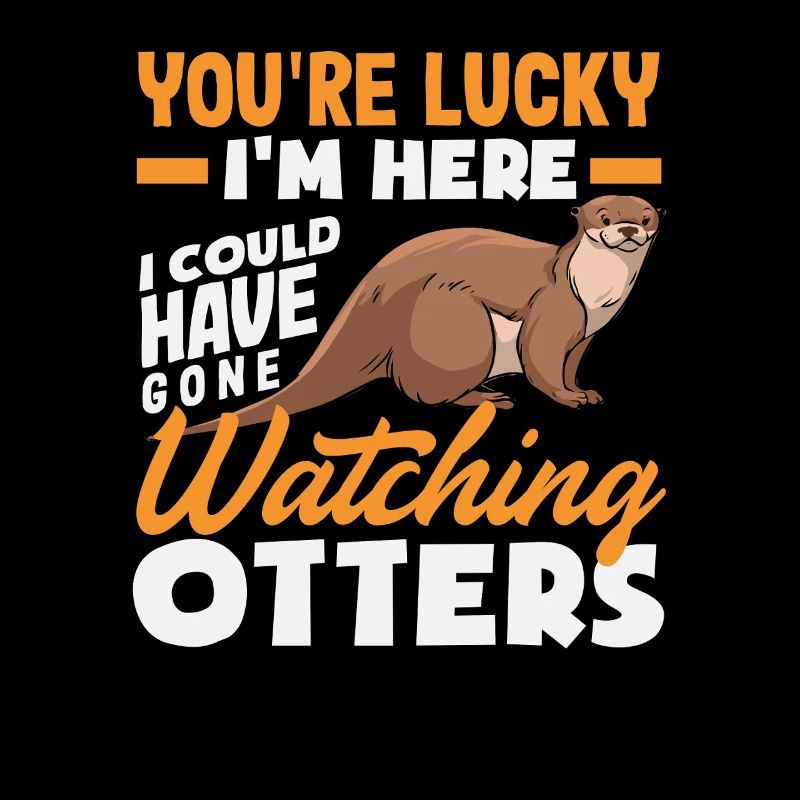 Sea Otter Glücklich, Dass Ich Hier Bin