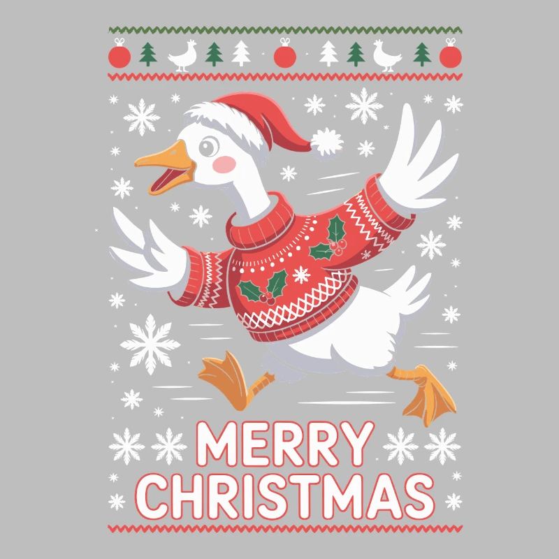 Weihnachtsgans im Pullover