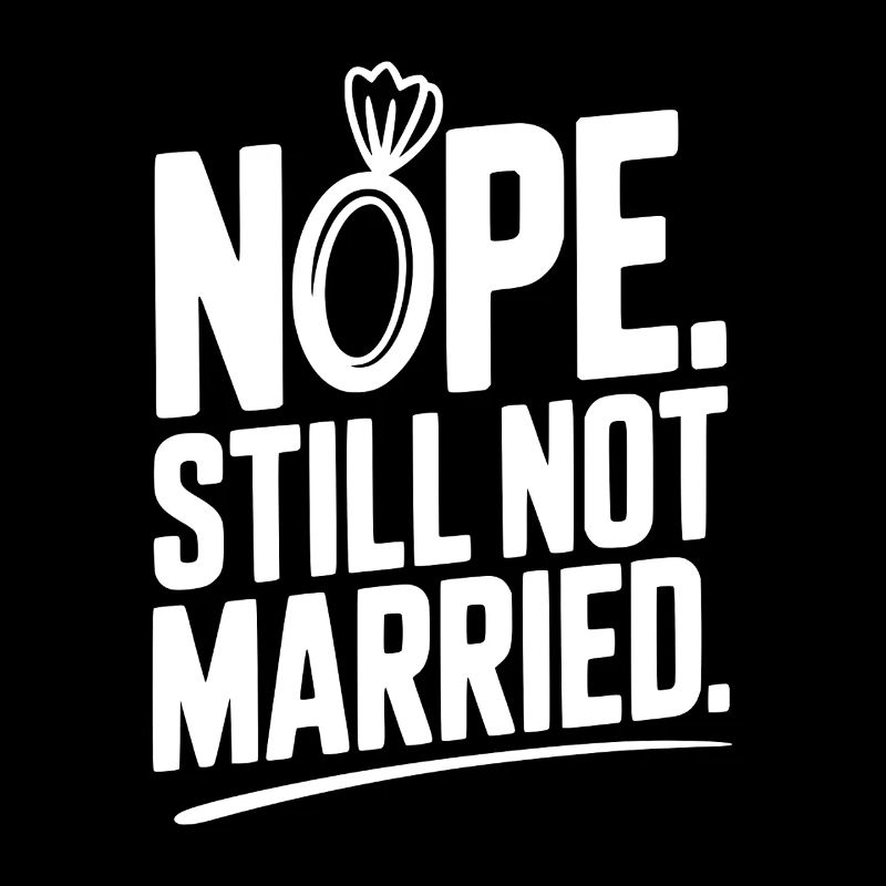 Non, toujours pas mariée