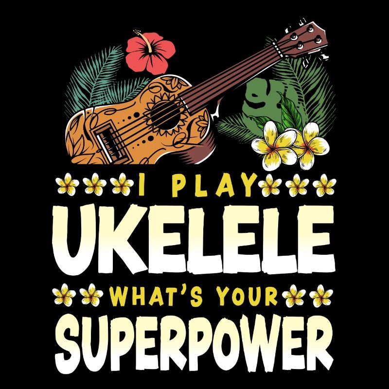Ukulélé hawaïen que je joue