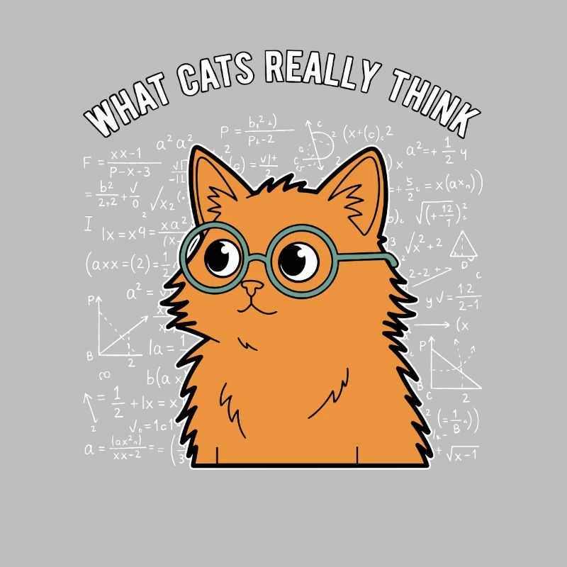 Ce que les chats pensent vraiment : Maths drôles