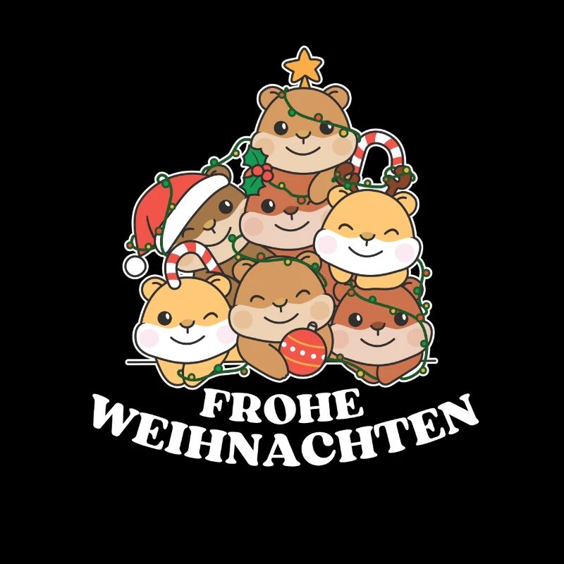 Frohe Weihnachten Hamster Heiligabend Hamster