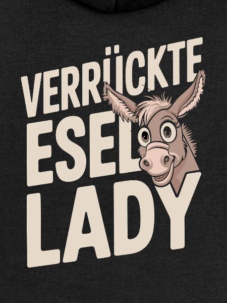 Crazy Donkey Lady Funny Donkey Saying