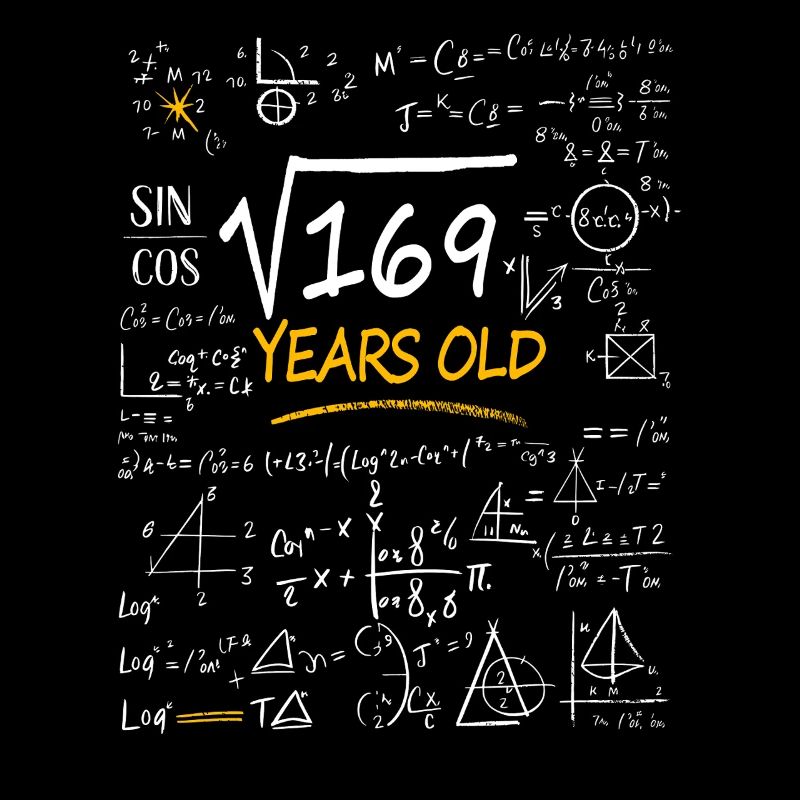 13 Years Birthday Math Formulas Funny