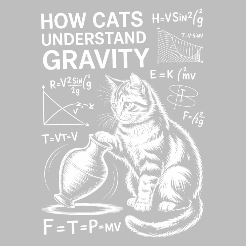Physik Katzen Sprüche Mathe Witz Physik Geschenk