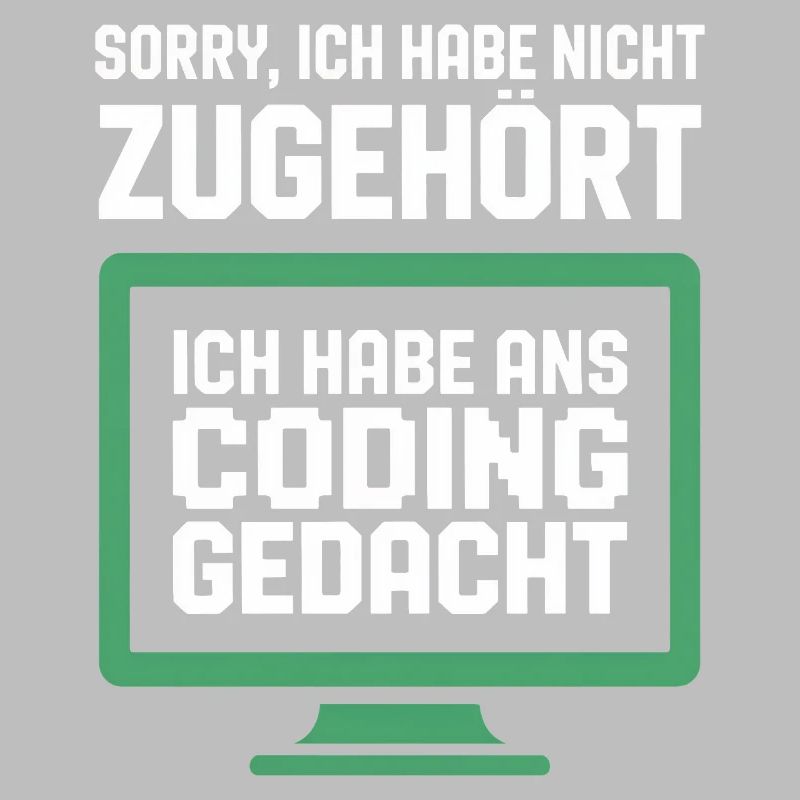 Coding Gedanke am Bildschirm