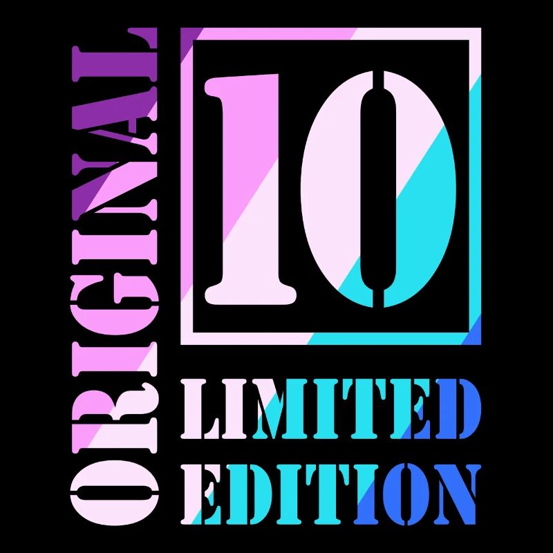 10. Geburtstag Junge Mädchen 10 Limited Edition