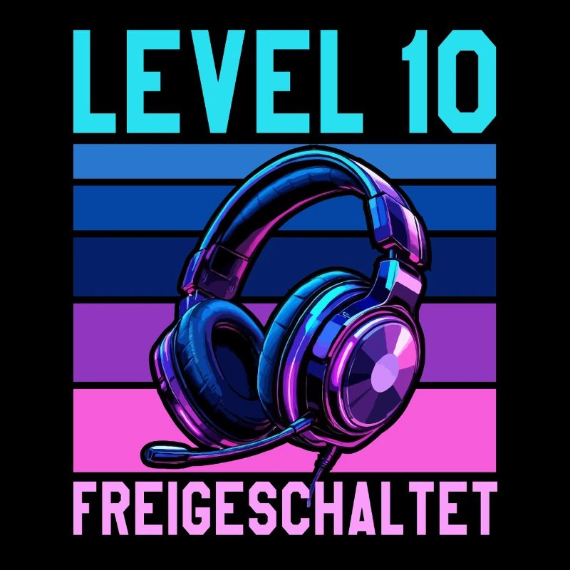 10. Geburtstag Junge Mädchen Legende Level 10