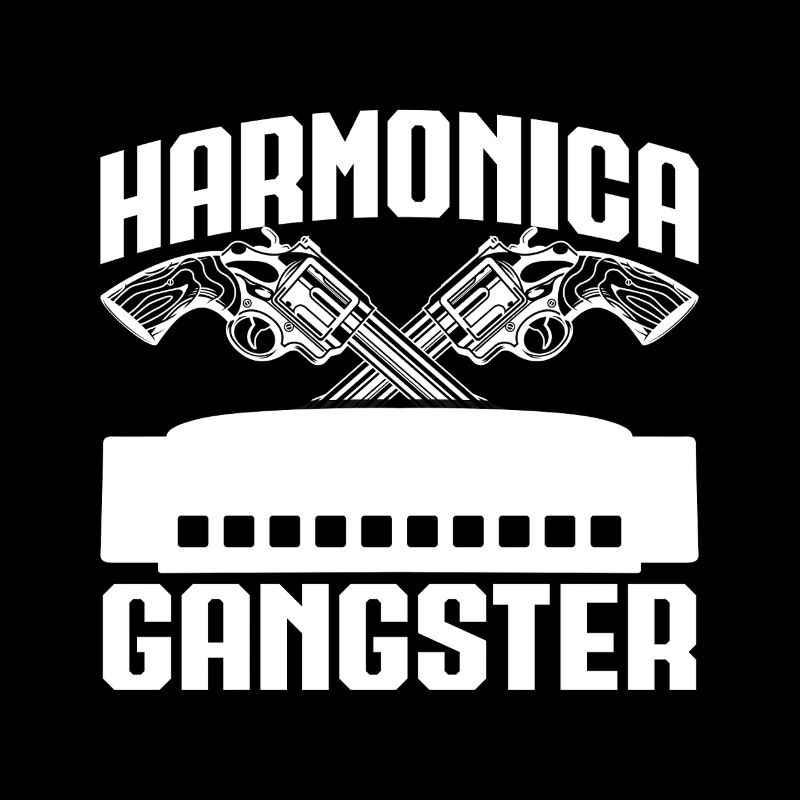 Harmonica Musican Gangster Harmonica