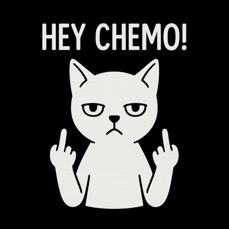 Chat de soutien chimio-chimio-insolent