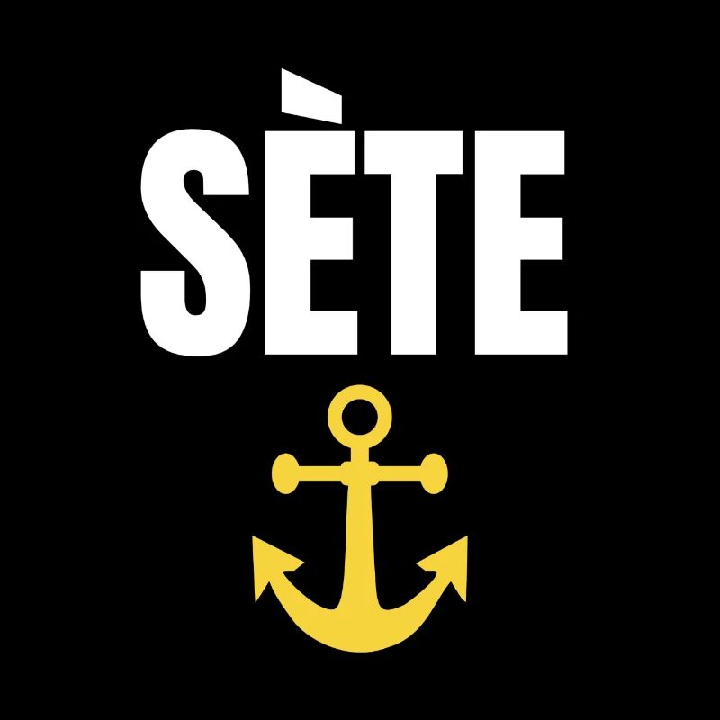 Sète Anchor Graphique Souvenir de Sète