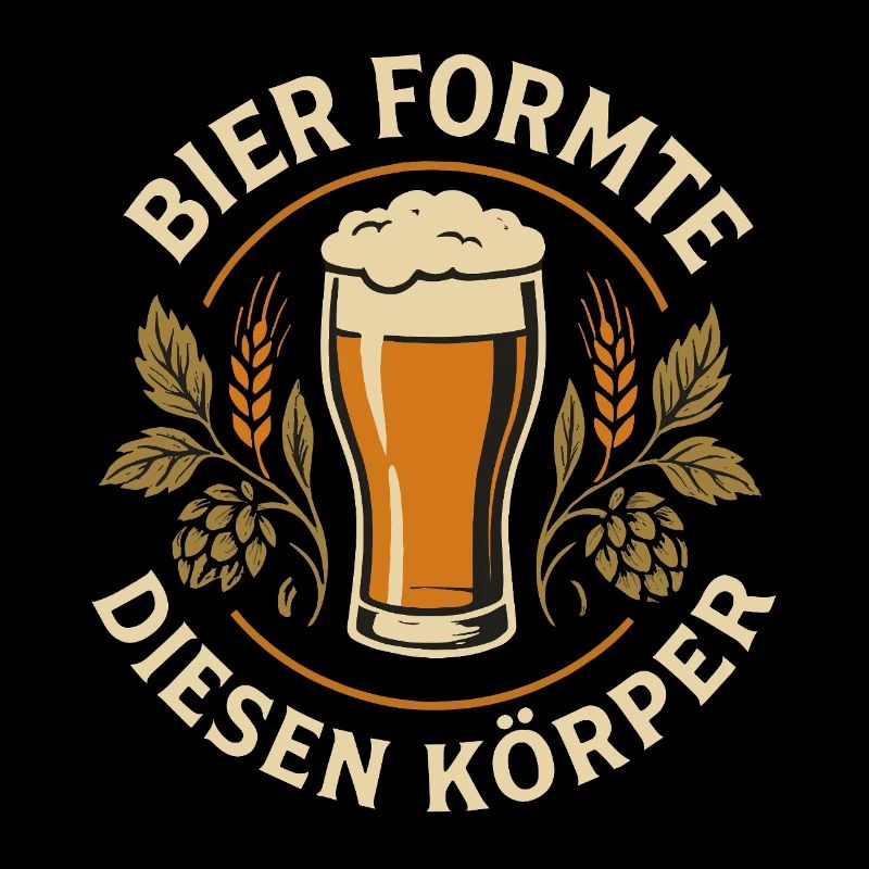 Bier formte diesen Körper