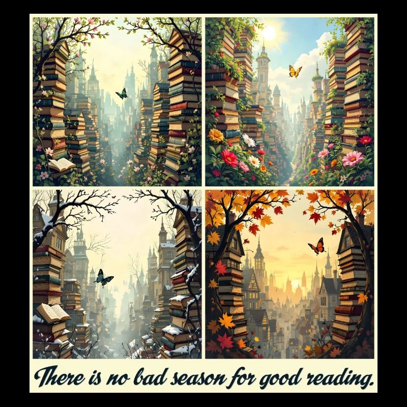 Jahreszeitlicher Lesebogen