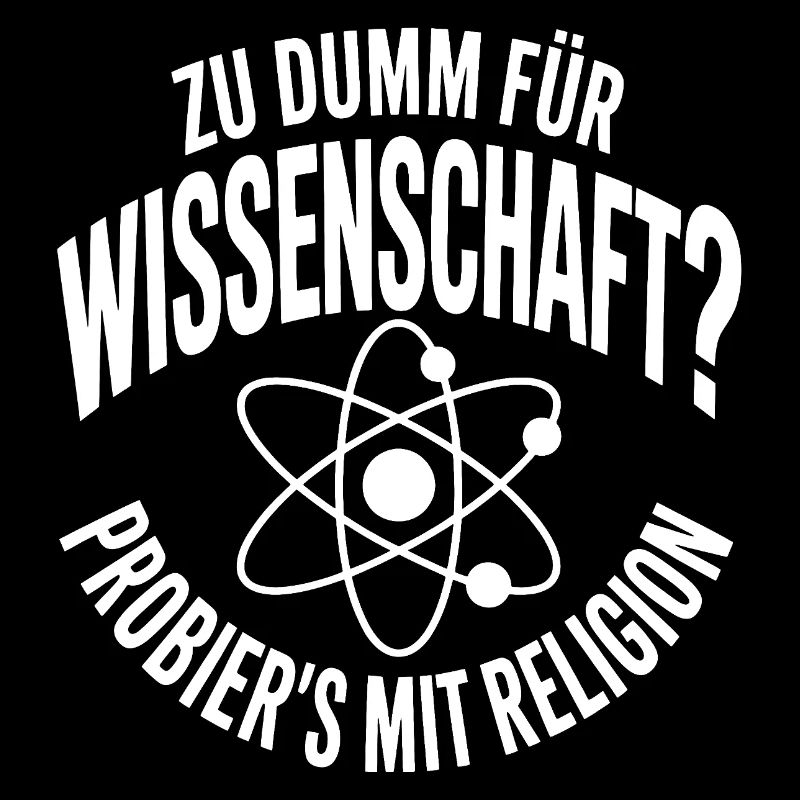 Wissenschaft vs Religion Spruch