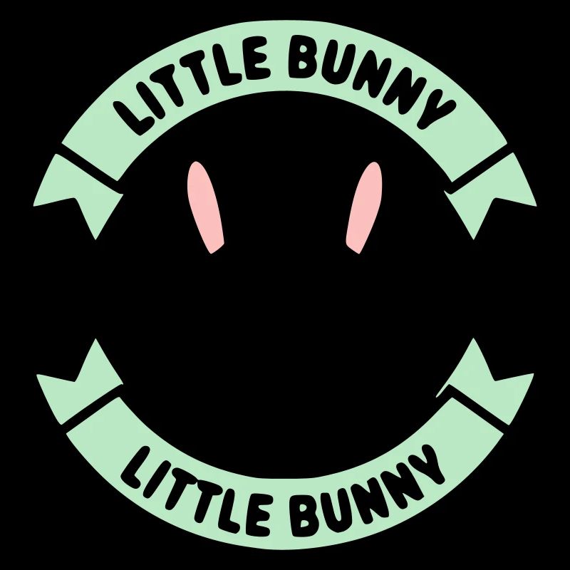Badge du logo du petit lapin Mignon