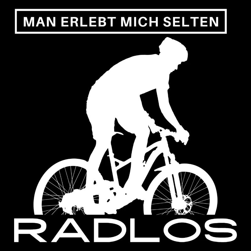 Man erlebt mich selten RADLOS