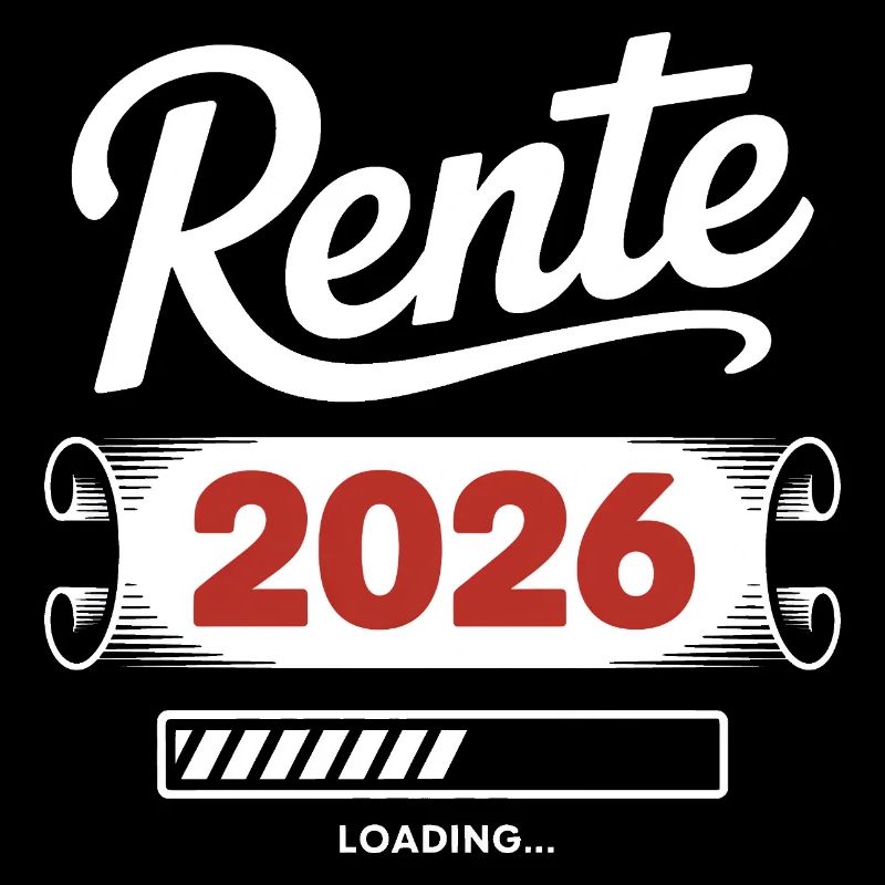 Rente 2026 Ladezeit Shirt