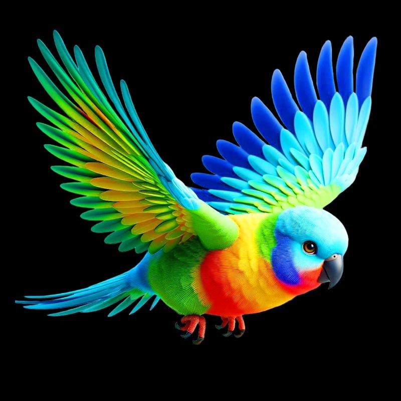 Rainbow Parakeet (03)