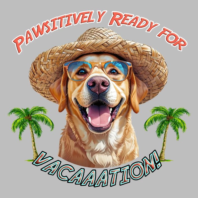Labrador in summer look: Pawsitively Ready