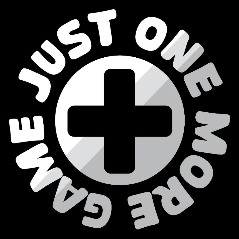 Gamer Logo - Just one more Game