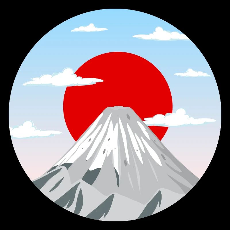 Mount Fuji Art Graphic