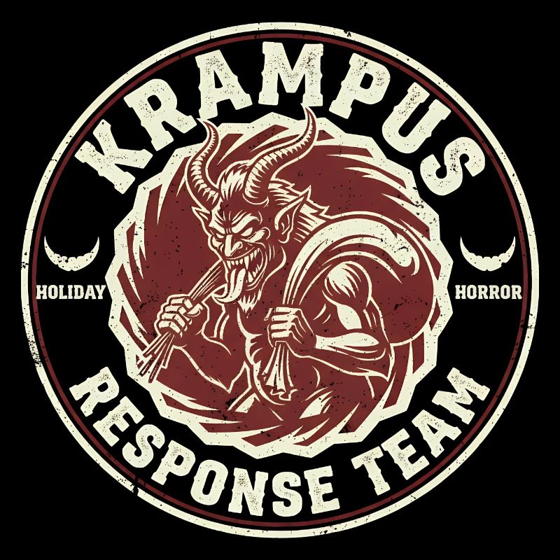 Krampus Intervention Team Funny Cryptid Krampus