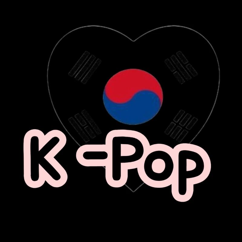 K-Pop Heart Taeguk Trigramm