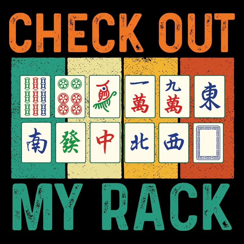 Schau dir meine Rack-Mahjong-Spielerplättchen an