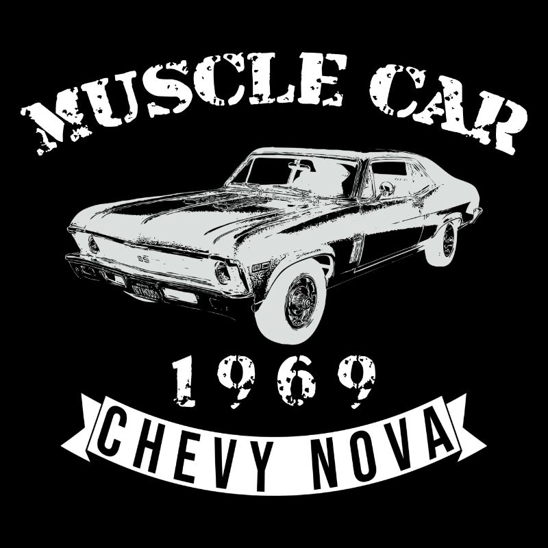Conception vintage de Chevelle Muscle Car