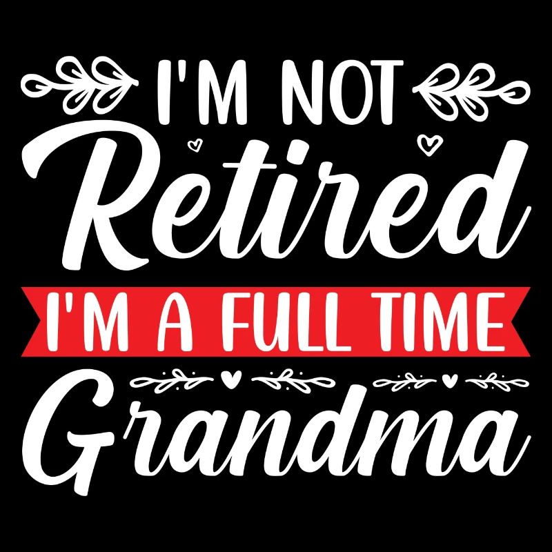 Retro Vintage Granny Motiv Design