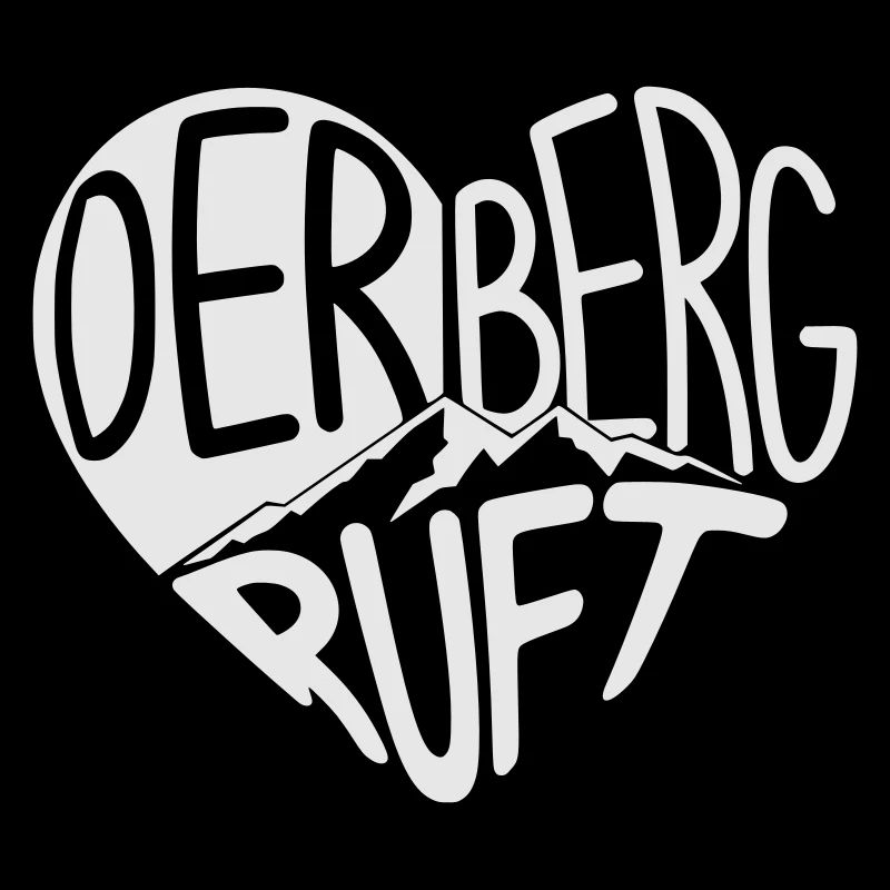 Der Berg ruft Herzdesign