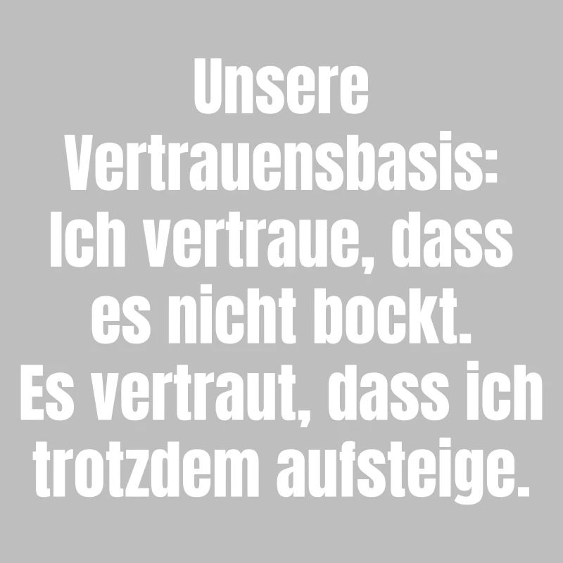 Reiterin mit ihrem Pferd hat Vertrauensbasis
