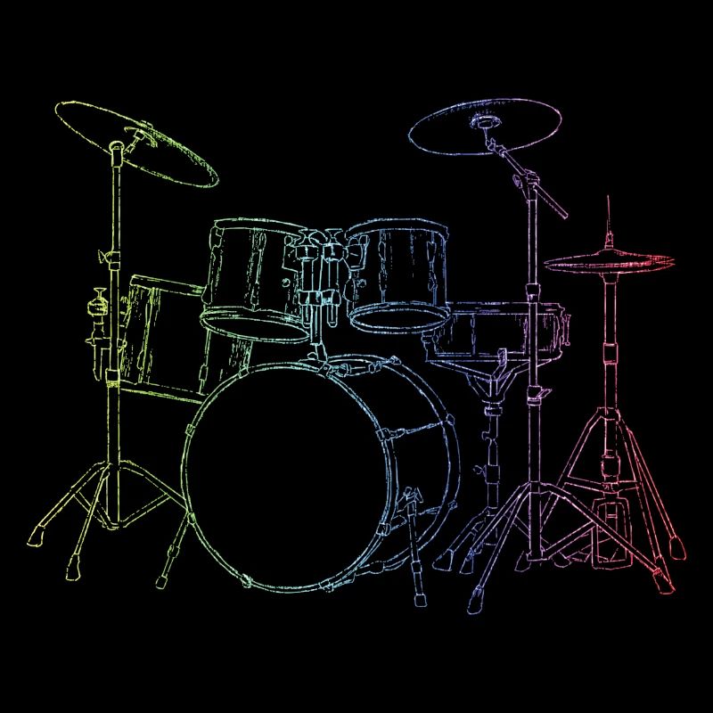 Drumset Sticks Schlagzeuger Schlagzeug Drummer
